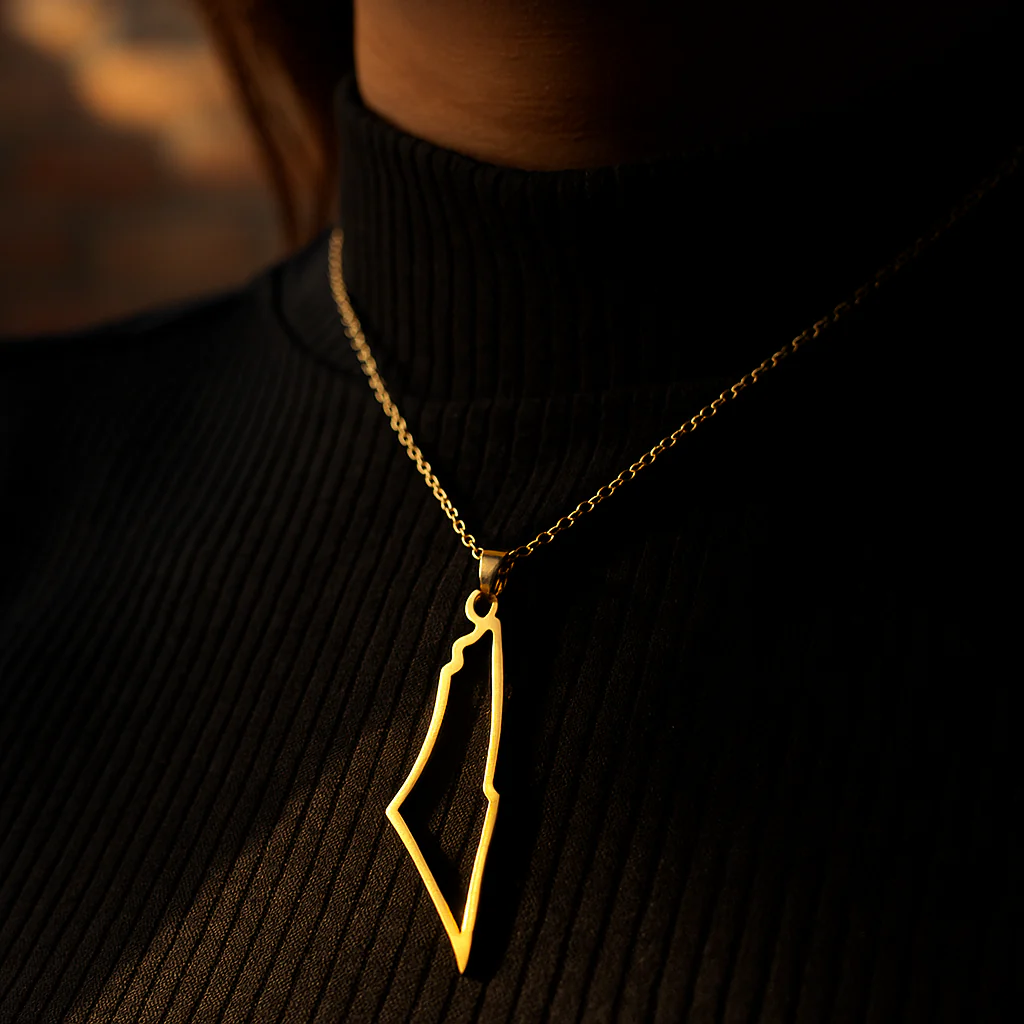 18K Gold Palestine Map Bundle - Image 3