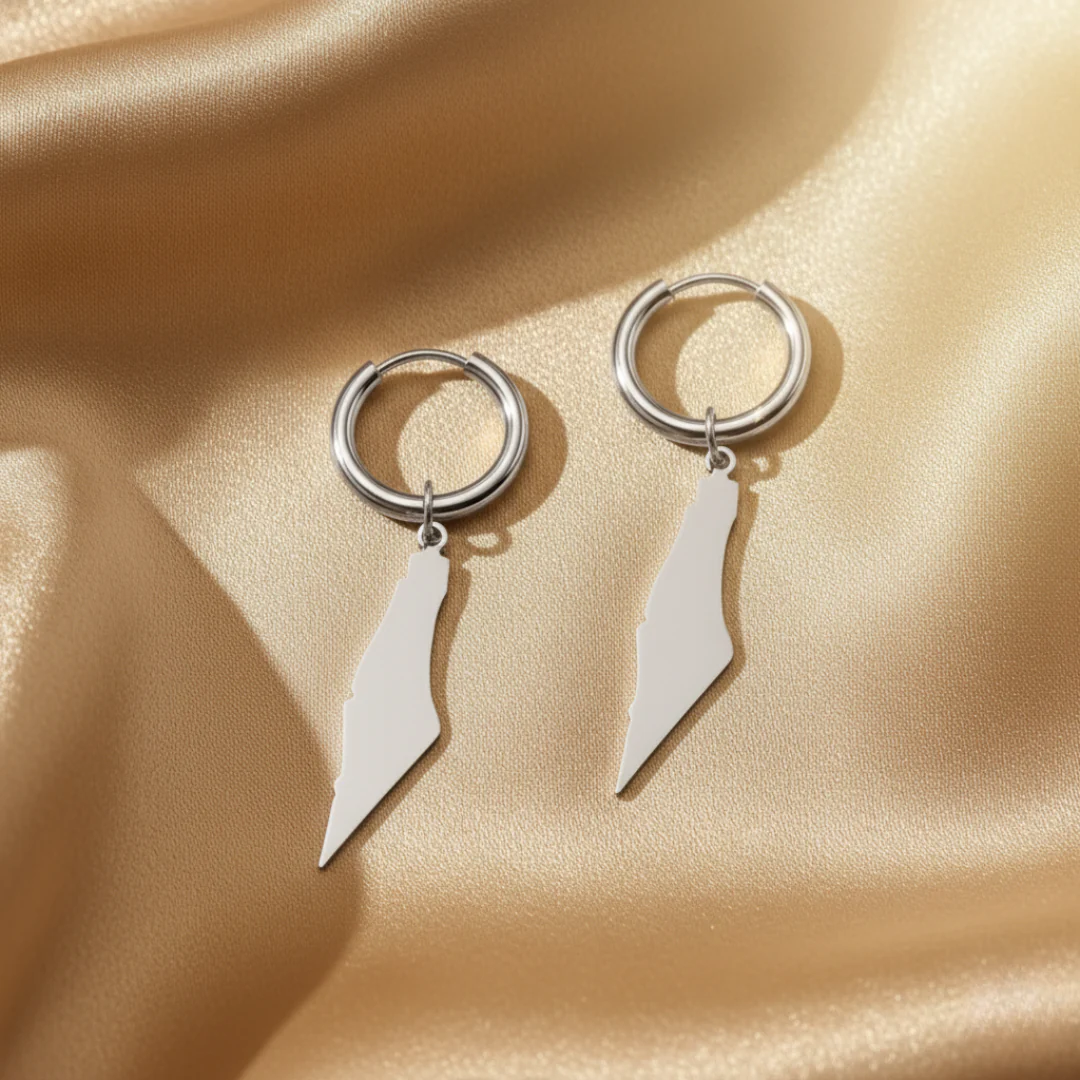Qamar Palestine Earrings - Image 3