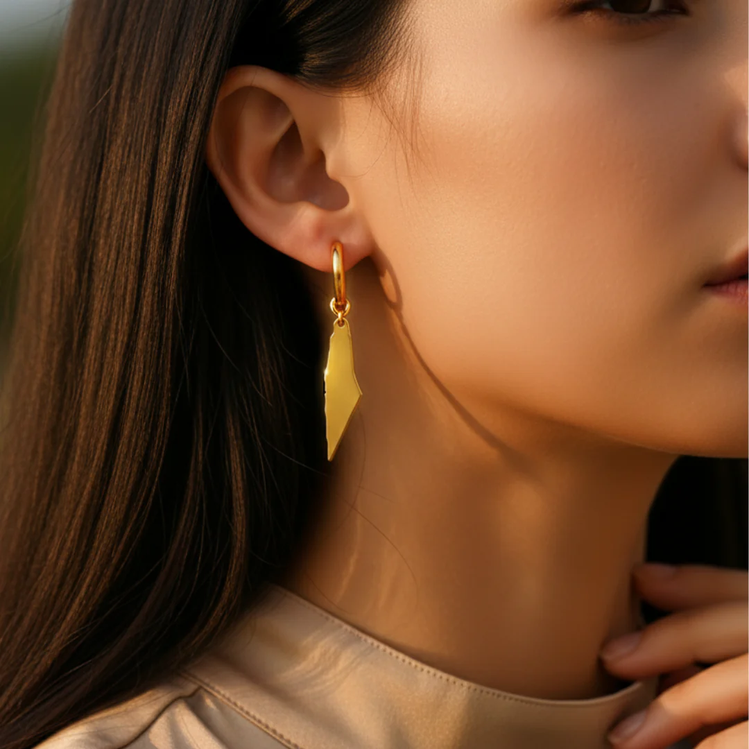 Qamar Palestine Earrings - Image 4