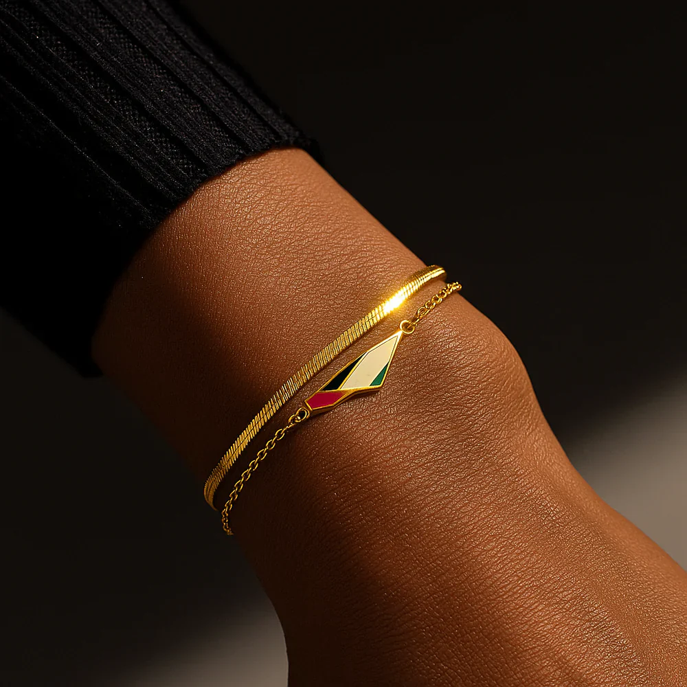 Qamar Unity Herringbone Bracelet - Image 4